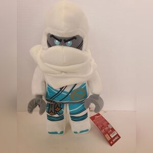 Lego Official Ninjago Zane Plush, New With Tag. Please review photos